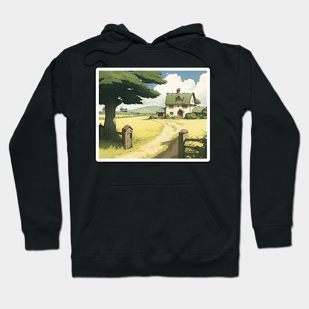 Farmhouse - Postcard Series Hoodie by SLMGames